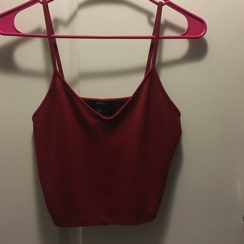 Red Crop Top